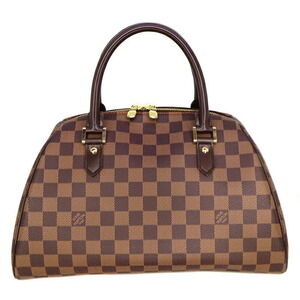 Louis Vuitton Rivera Handbag Damier Ebene Brown